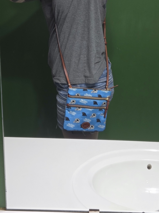 Dooney & Bourke Carolina Panthers Blue Crossbody Bag - Picture 11 of 11